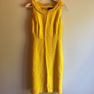 J. Crew yellow dress size 2